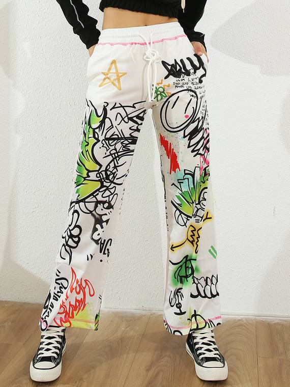 women-pants-Colorblock-Wide-Leg-Pants-2836