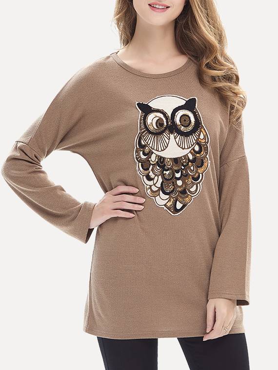 Sequins Pullover T-Shirt