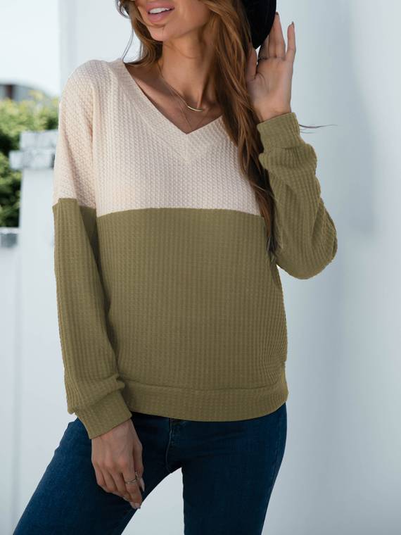 Two Tone Pullover T-Shirt