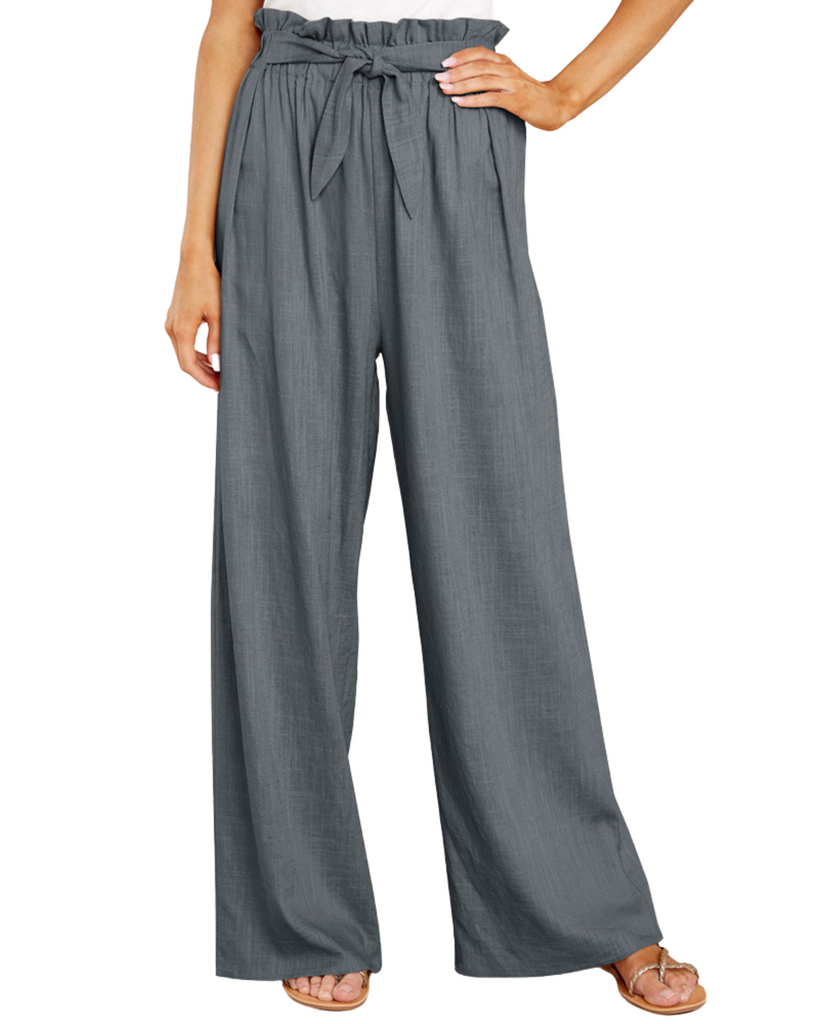 Cotton Solid Casual Half Assed Trouser