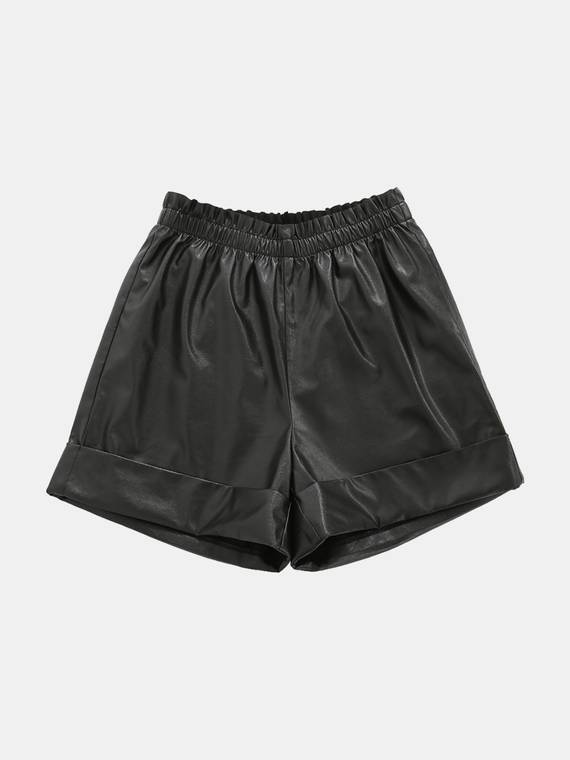 women-shorts-Roll-Hem-Straight-Leg-Shorts-3482