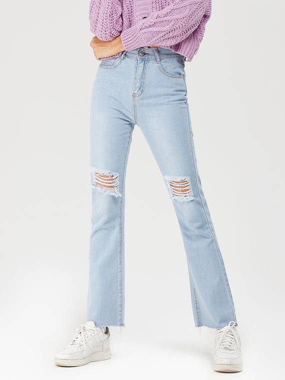 women-jeans
-Ripped-Straight-Leg-Jeans-951