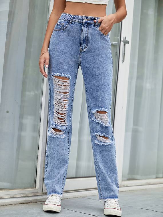 women-jeans
-Ripped-Straight-Leg-Jeans-1252