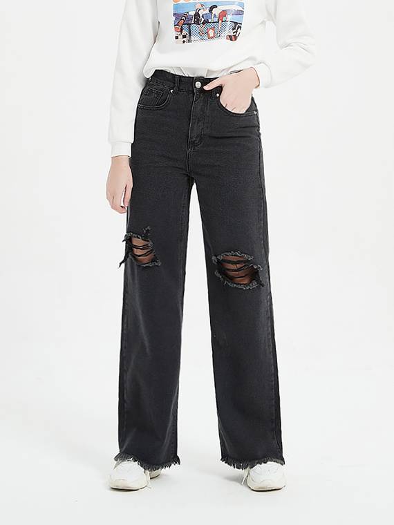 women-jeans
-Ripped-Straight-Leg-Jeans-1143