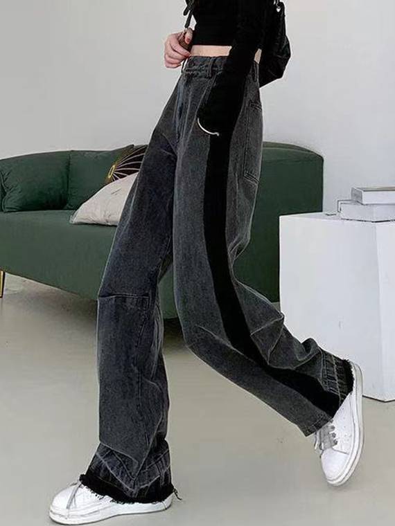 women-jeans
-Raw-Hem-Straight-Leg-Jeans-1046
