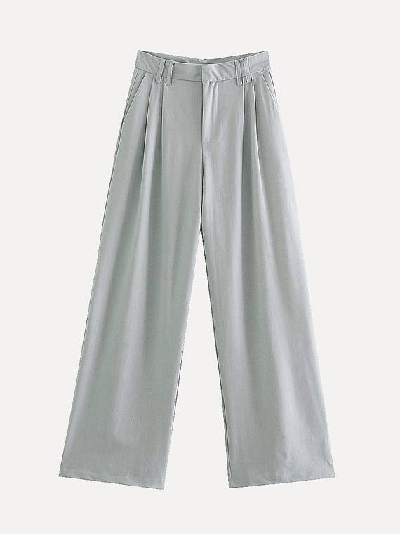 women-pants-Ruched-Straight-Leg-Pants-2868