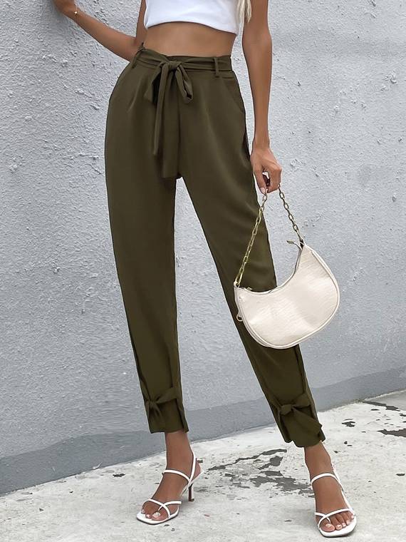 women-pants-Knot-Tapered/Carrot-Pants-2907