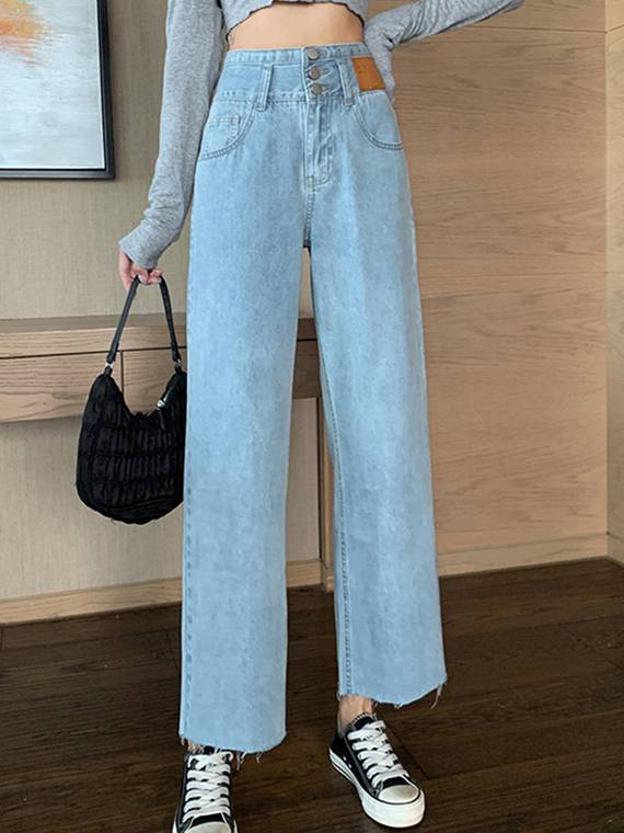 women-jeans
-Patched-Straight-Leg-Jeans-1010