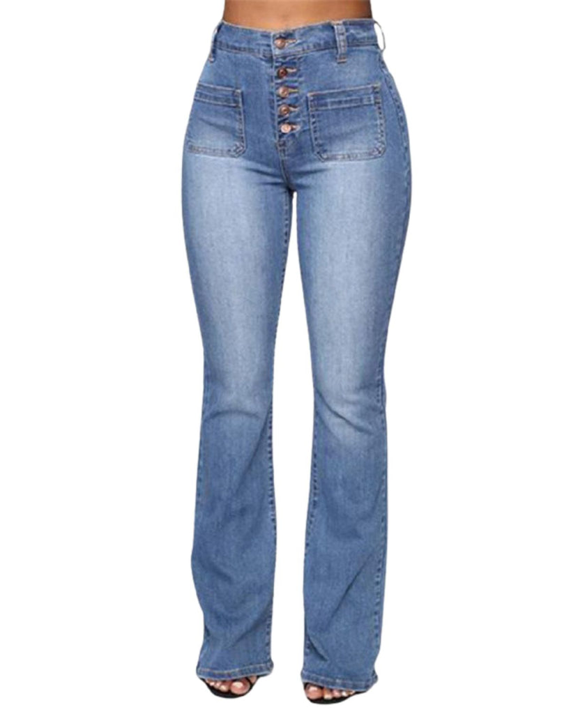 Denim Half-Assed Straight Jeans
