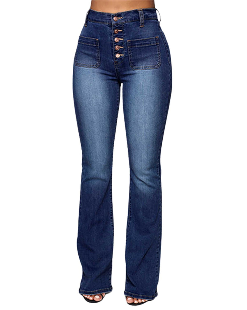 Denim Half-Assed Straight Jeans