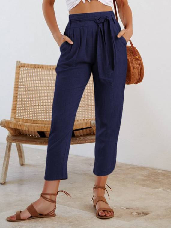 women-pants-Belted-Tapered/Carrot-Pants-2680