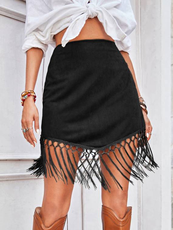 women-skirts-Fringe-A-Line-Skirt-3952