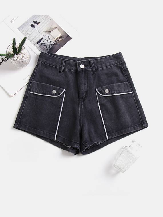 women-shorts-Pocket-Wide-leg-Shorts-3526