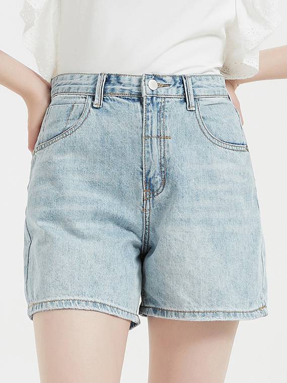 women-shorts-Simplicity-Straight-Leg-Shorts-3621