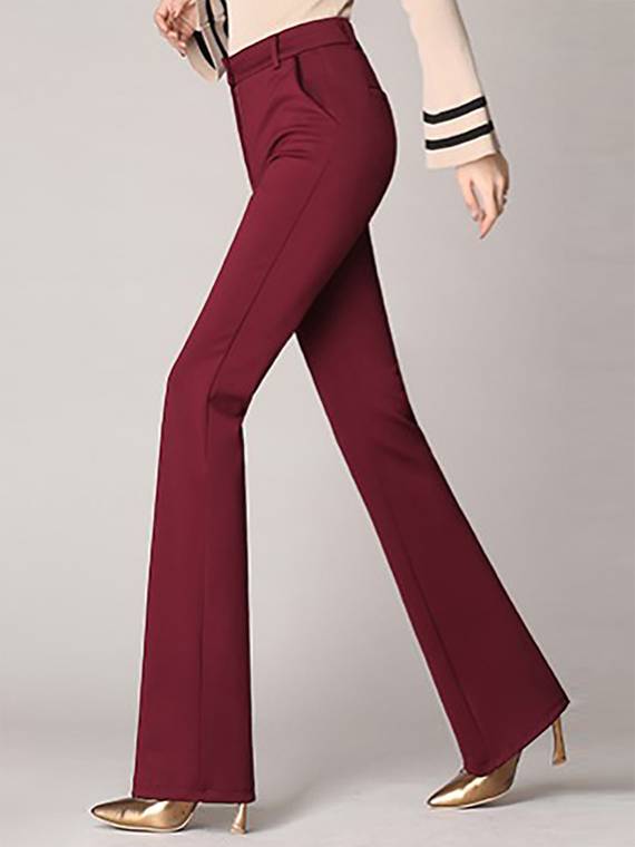 women-pants-Simplicity-Flare-Leg-Pants-2939