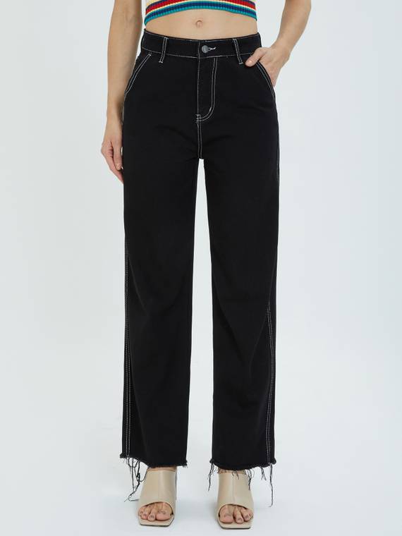 women-jeans
-Contrast-Stitch-Wide-Leg-Jeans-1139