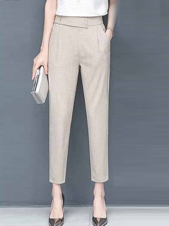 women-pants-Button-Tapered/Carrot-Pants-3000