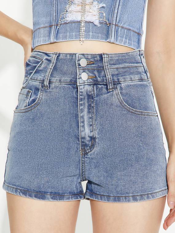 women-shorts-Button-Wide-leg-Shorts-3631