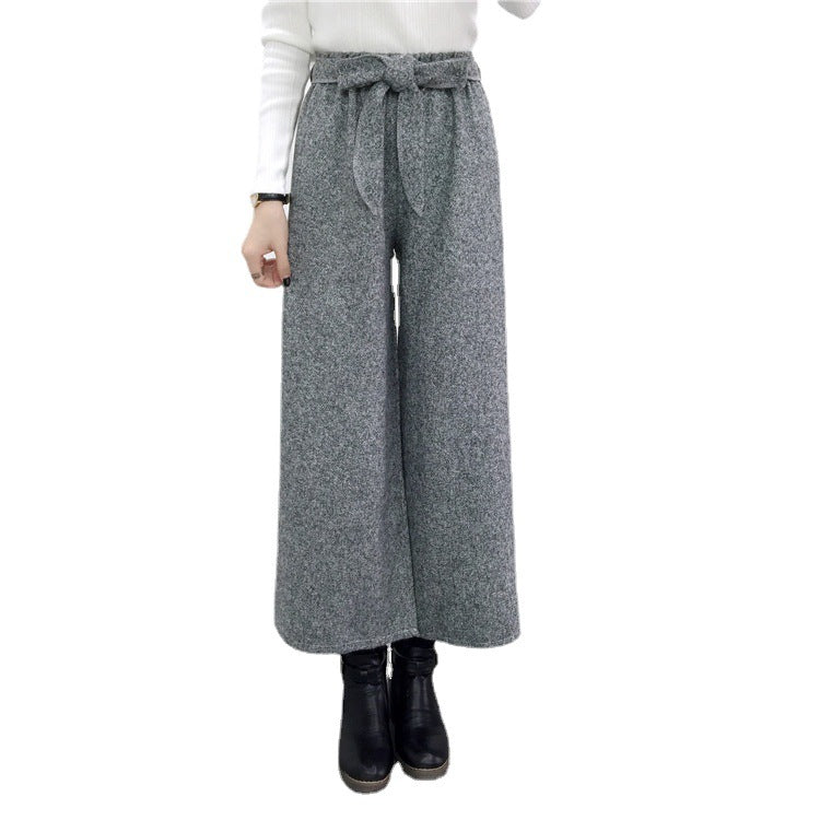 Polyester High Waist Trousers Pant