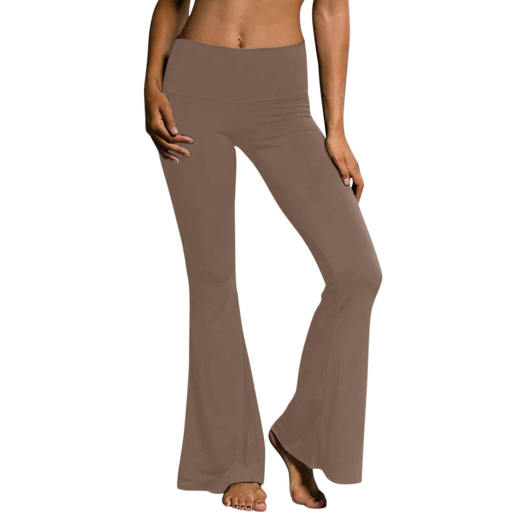 Polyester Low Waist Flared Pant