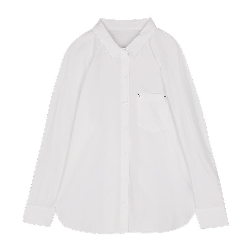 Cotton Lapel Collar Regular Sleeves Shirt