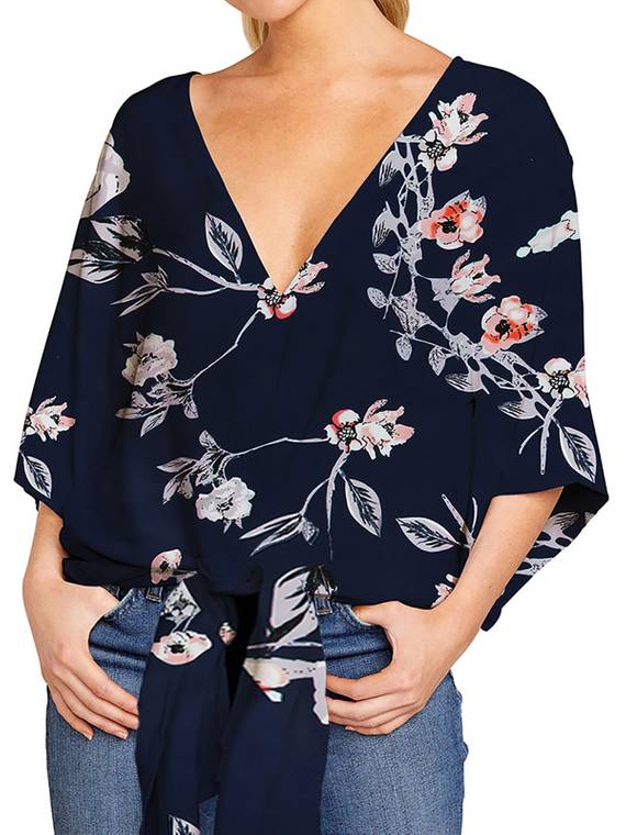 women-tops-Knot-Pullover-Blouse-289