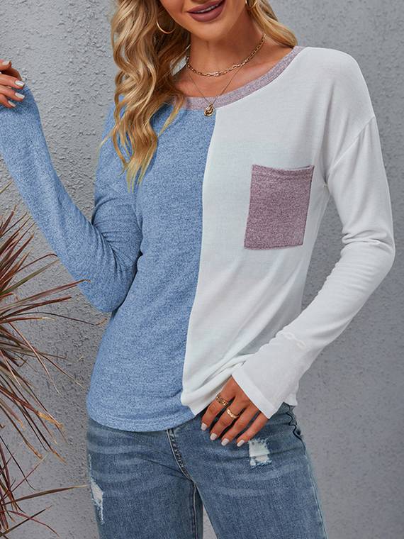 Colorblock Pullover T-Shirt