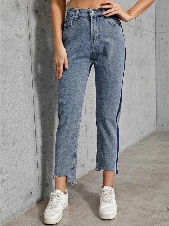 women-jeans
-Two-Tone-Straight-Leg-Jeans-1128