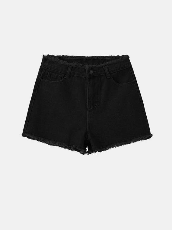 women-shorts-Raw-Hem-Wide-leg-Shorts-3515