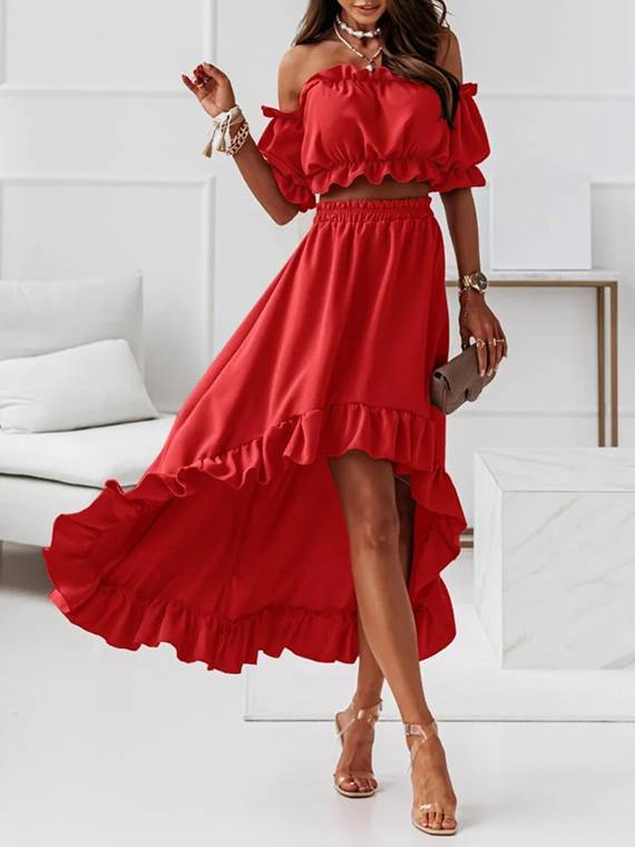 women-two-pieces-dresses-Ruffle-Hem-Skirt-Two-Piece-Outfits-pack-of-2-5212