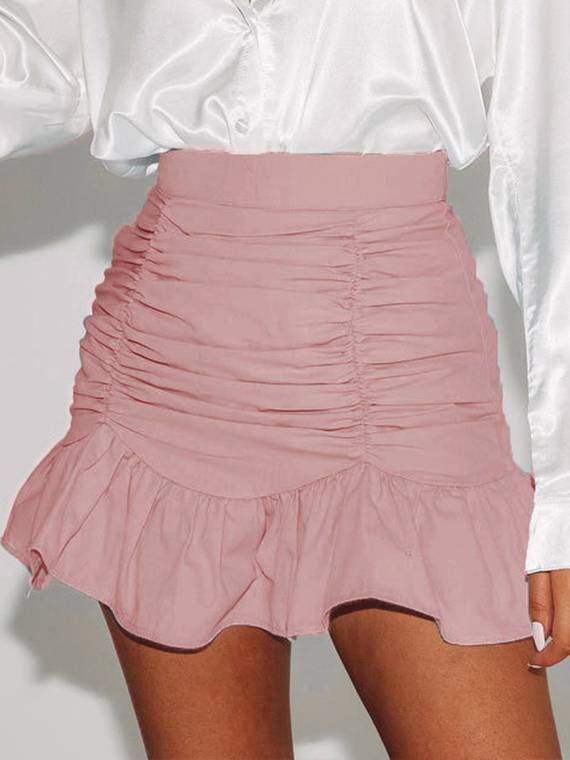 women-skirts-Ruched-A-Line-Skirt-3760