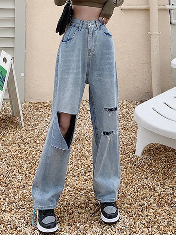 women-jeans
-Ripped-Straight-Leg-Jeans-1170