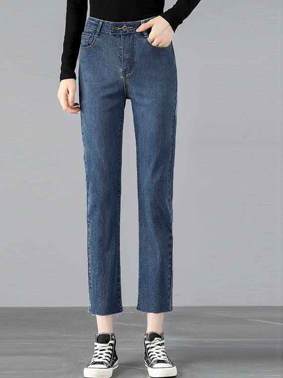 women-jeans
-Button-Straight-Leg-Jeans-1176