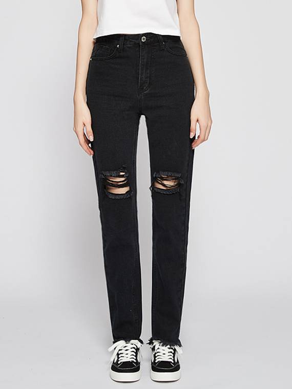 women-jeans
-Ripped-Straight-Leg-Jeans-979