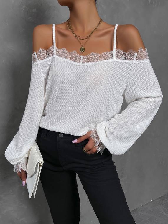 women-tops-Patchwork-Pullover-Blouse-456