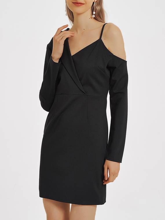 women-casual-dresses-Asymmetrical-Blazer-Dress-623